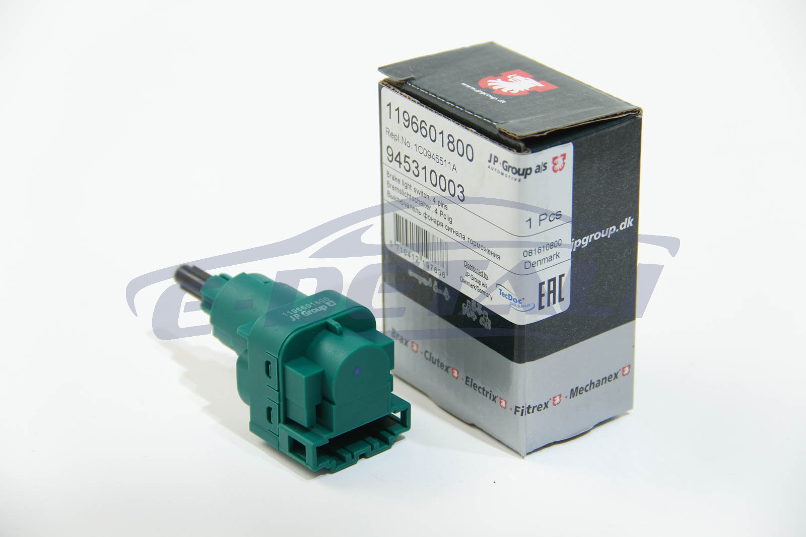 1196601800 JP GROUP JP GROUP VW Выключатель задн.стоп Polo,Touran,Fabia,Octavia